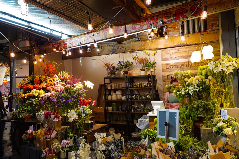 花屋の店内